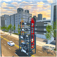 Police Car Lift Parking Game