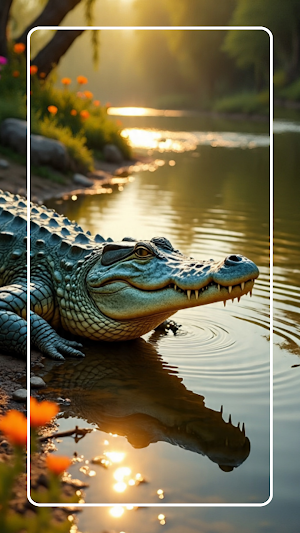 Crocodile Wallpaper HD Screenshot 1