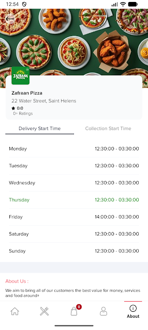 Zafraan Pizza Screenshot 3