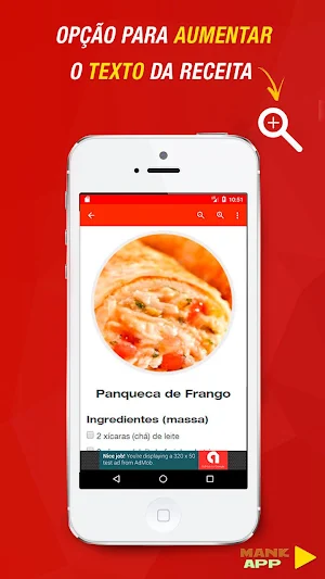 Receitas de Panquecas Screenshot 1