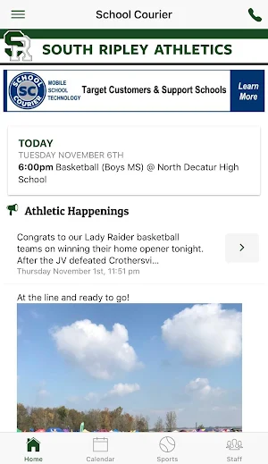 South Ripley Athletics - Indiana Screenshot 1