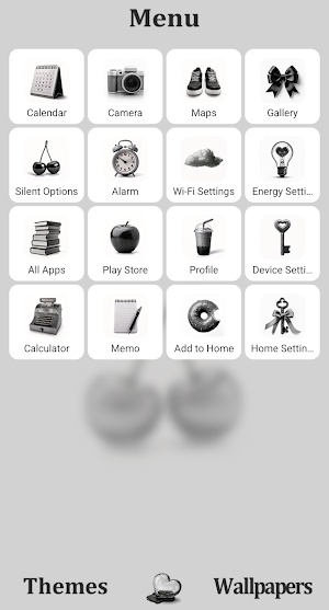 Monochrome Icons Theme +HOME Screenshot 1