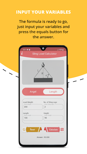 Sling Load Calculator Screenshot 2