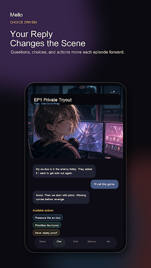 Mello: AI Interactive Drama Screenshot 2