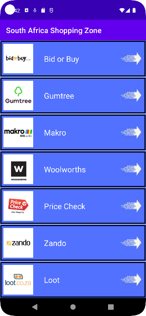 South Africa All Shopping hub Screenshot 0