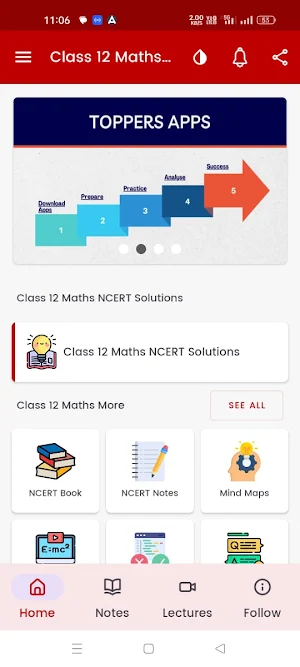 Class 12 Maths NCERT Solutions Screenshot 0