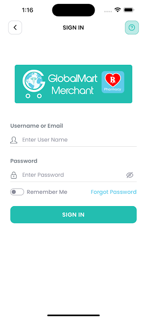 GlobalMart Merchant Screenshot 1