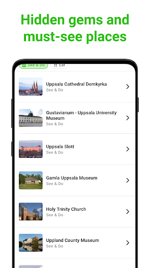 Uppsala Tour Guide:SmartGuide Screenshot 2