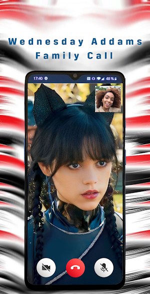 Wednesday Addams Family Call Screenshot 1