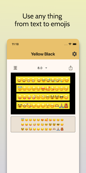 Yellow Black Screenshot 2