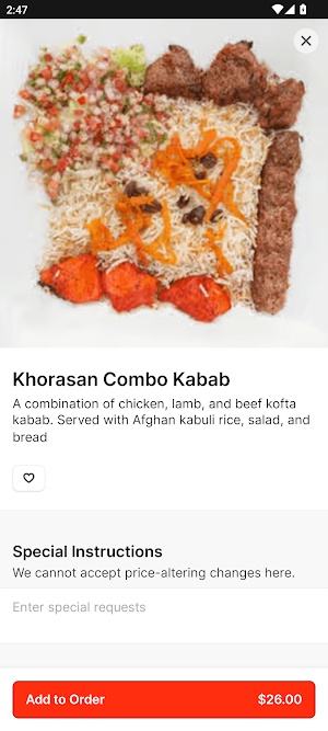 Khorasan Kabab Screenshot 3