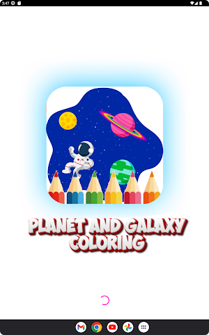 Planet and Galaxy Coloring Screenshot 2