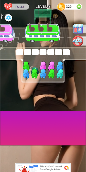 Sexy Bus Stop Puzzle Screenshot 1