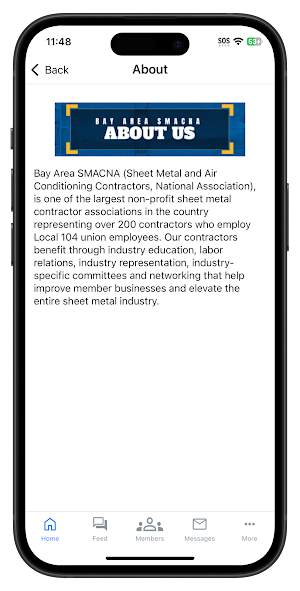 Bay Area SMACNA Screenshot 1