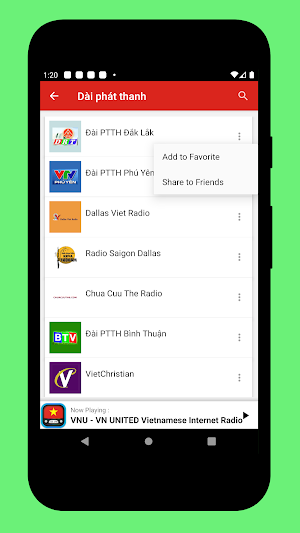 Radio Vietnam + Radio Vietnam FM AM - Online Free Screenshot 1