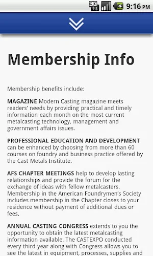 American Foundry Society NE WI Screenshot 3