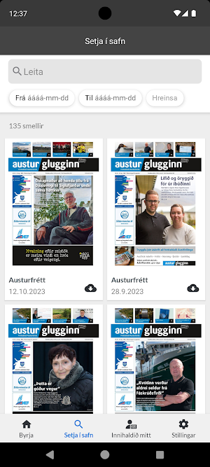 Austurglugginn/Austurfrétt Screenshot 1