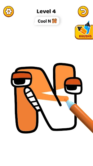 Coloring Alphabet ASMR Monster Screenshot 0