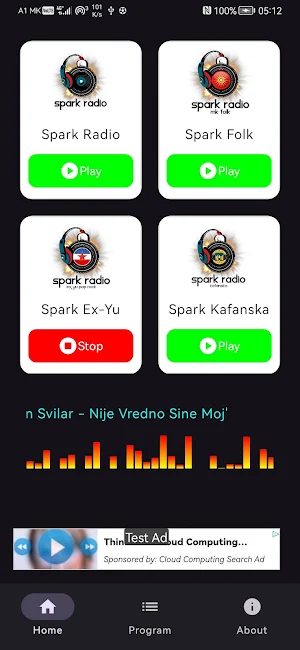 Spark Radio Screenshot 0