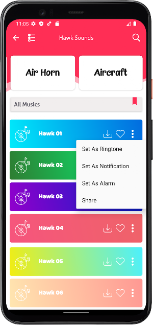 Hawk Sounds Screenshot 3