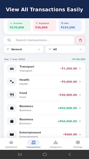 SpendSafe – Expense Tracker Screenshot 3