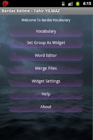 Vocabulary Learning App. Screenshot 0