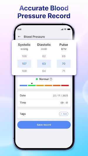 Blood Sugar & BP Monitor Screenshot 1