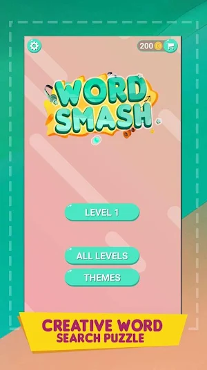 Word Smash - Word Puzzle Stack Crush Game Offline Screenshot 0