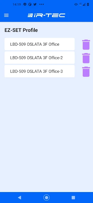IR-TEC sensor config Screenshot 3