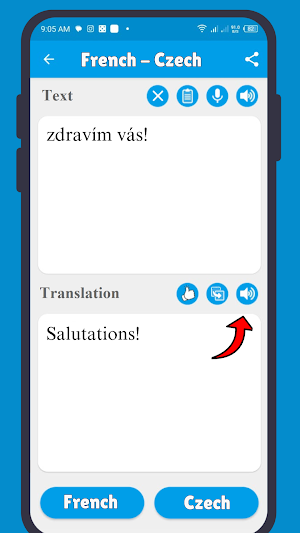 Traduction Français Tchèque Screenshot 1