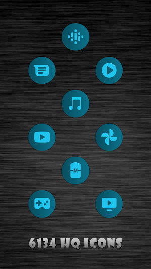 Gems Blue Icons Screenshot 1