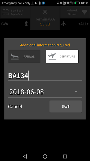BagJourney Netscan Screenshot 2