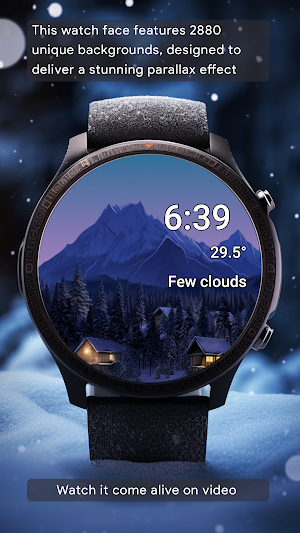 Winter Adventure Watch Face Screenshot 0