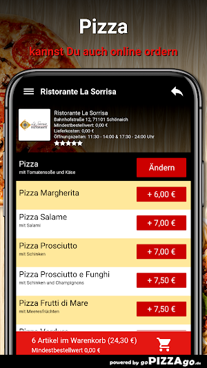 Ristorante La Sorrisa App Screenshot 3
