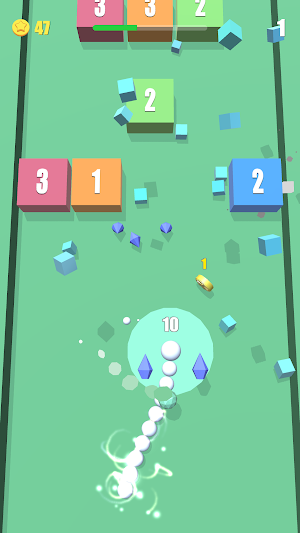 Snake dash - Cube breaker Screenshot 2