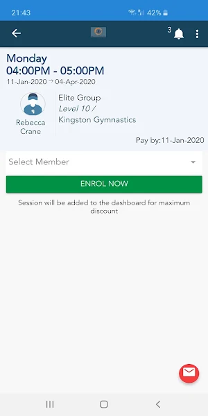 Kingston Gymnastics Screenshot 3