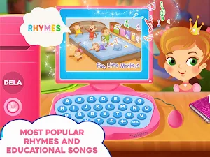 Princess Pink Computer For Girls Screenshot 3