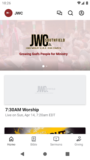 John Wesley A.M.E. Zion Church Screenshot 0