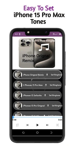 Ringtone for iPHONE 15 PRO MAX Screenshot 2