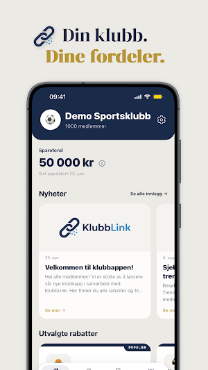 KlubbLink Screenshot 0