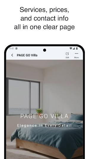 Easy Website Builder PAGE GO Screenshot 2