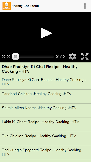 Healthy Cookbook Screenshot 1