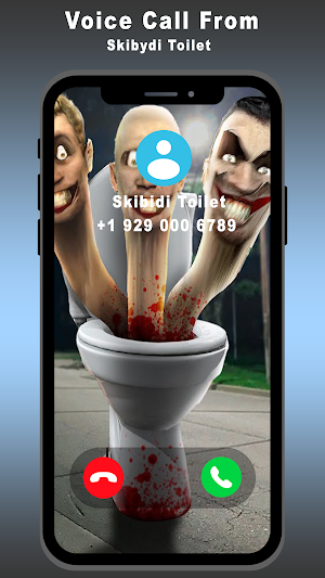 Monster Toilet Video Call Screenshot 1