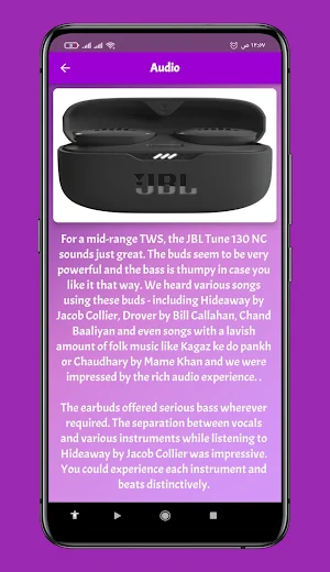 JBL Tune 130NC TWS Guide Screenshot 1