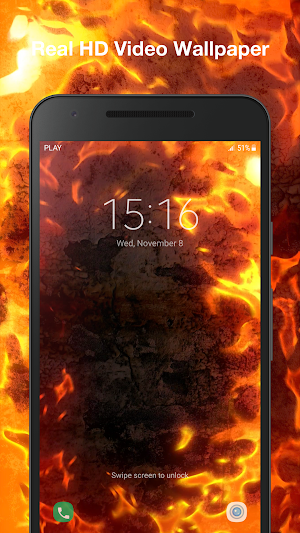 Fire Edges Live Wallpaper Screenshot 2