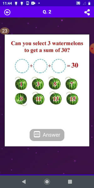 Viral Math and Logic Questions Screenshot 1