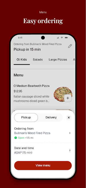 Bullman's Wood Fired Pizza Screenshot 2