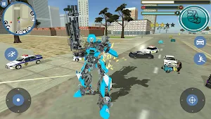 Amazing Robot Car Transforme Futuristic Supercar Screenshot 0