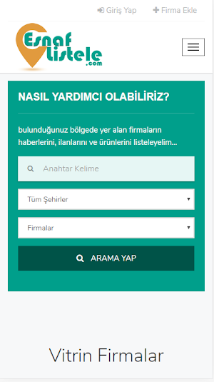 EsnafListele Screenshot 0