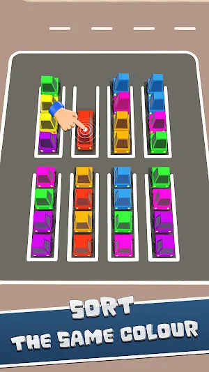 Car Color Sort: Parking Jam 3D Screenshot 0